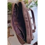 Laptop Bag with Multipockets in Choc Brown - Image 5