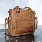 Deluxe Style- Petite Lianay 2.0 in Tan with Yellow Peony Inner - Image 4