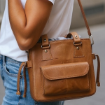 Deluxe Style- Petite Lianay 2.0 in Tan with Yellow Peony Inner - Image 2