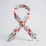 Floral Webbing with red