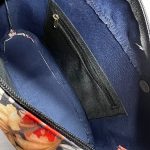 Original Desiree Leather Handbag Insert in Red & Yellow Florals - Image 3