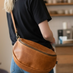 On the Go Crossbody in Tan (Oversized Bag) - Image 2