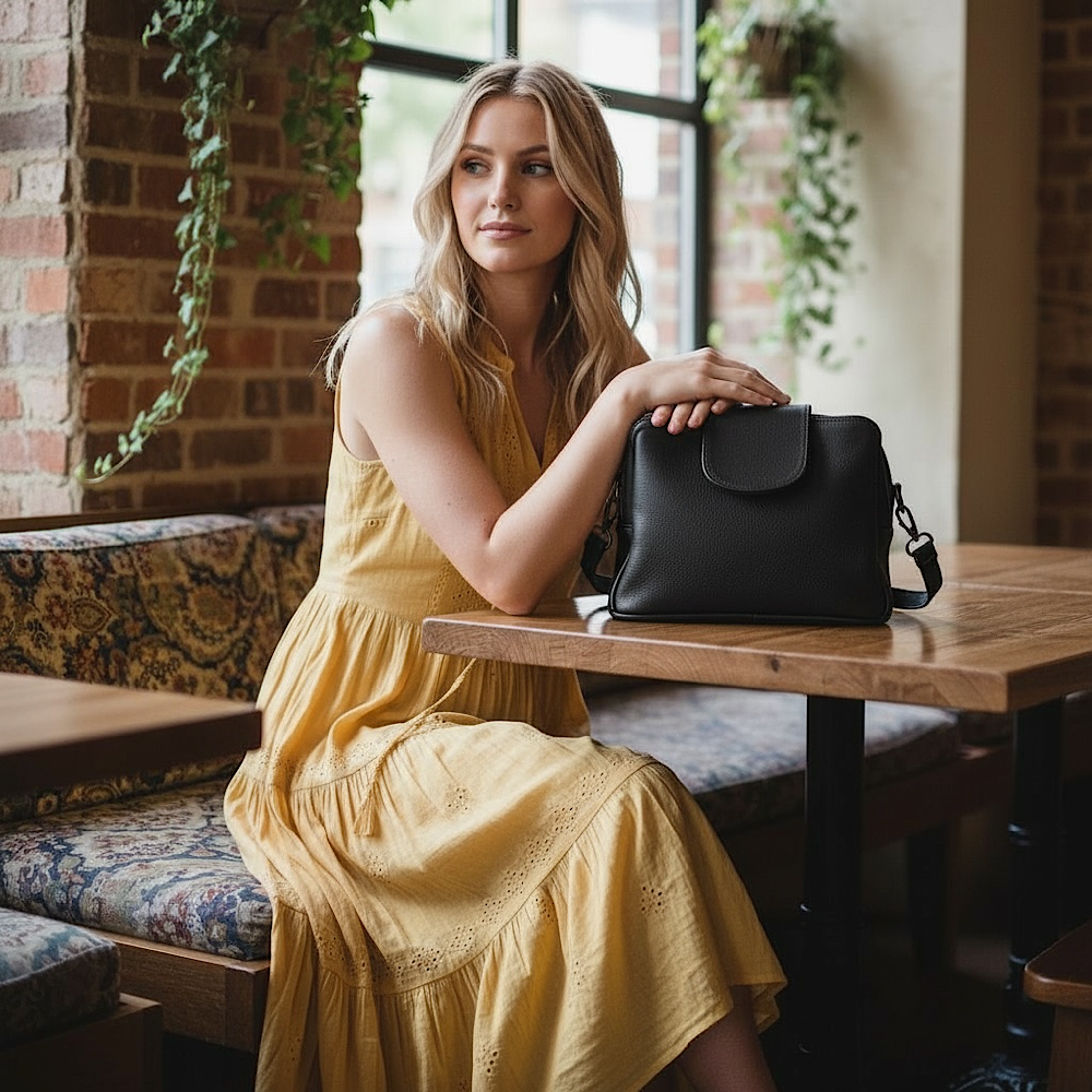 IMG_2499 The Lindie Crossbody in Black - Image 1