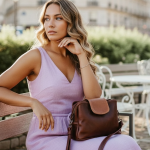 Lindie dark brown with Tan Flap - Image 2