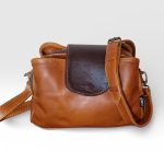 Lindie Tan with dark brown Flap - Image 6