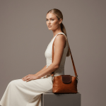 Lindie Tan with dark brown Flap - Image 2