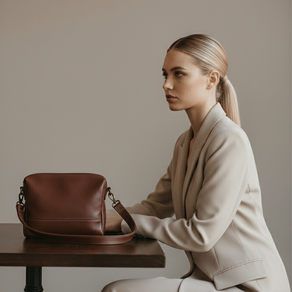 IMG_4933 The Chane Sling Bag 2.0 in Dark Brown - Image 1
