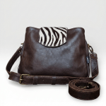 Lindie Dark Brown with Zebra Flap - Image 4