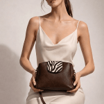 Lindie Dark Brown with Zebra Flap