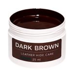 Leather Hide Care 25ml - Cream DARK BROWN/CHOC (Regular use recommended)