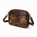 The Melissa in Dark Brown with Nguni pocket