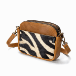 The Melissa in Tan with Zebra pocket