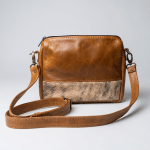The Chane Sling Bag 2.0 in Tan with Nguni base - Image 5