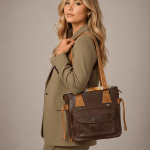 Deluxe Style-Petite Lianay 2.0 in Chocolate with Yellow Peony Inner