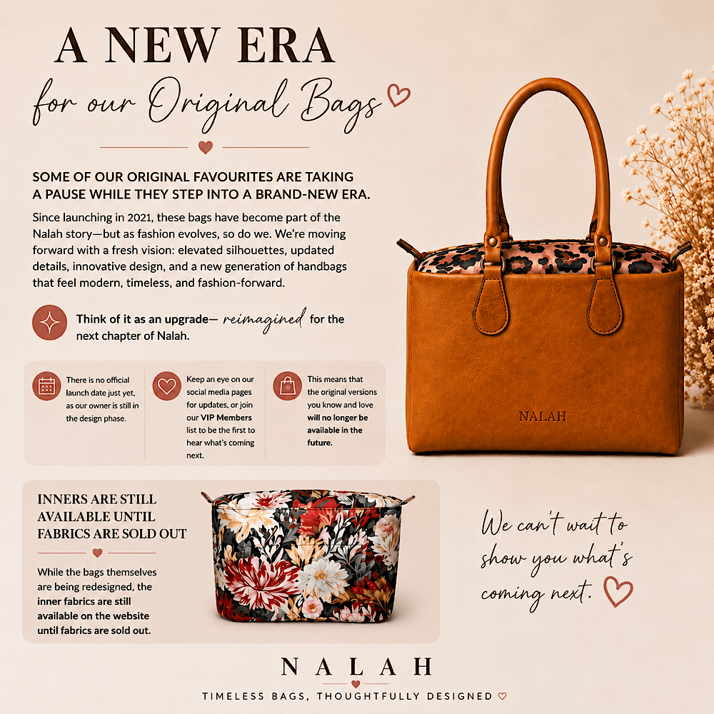 Desiree 2.0 Handbags – Undergoing Redesign