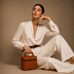 The Emma Top Handle bag in Tan - Image 5