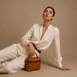 The Emma Top Handle bag in Tan - Image 6