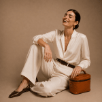 The Emma Top Handle bag in Tan - Image 8