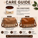 Leather Hide Care 25ml - Cream TAN (Regular use recommended) - Image 2