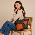 The RL Collection— The Elnoré Tote (Brown & Tan)