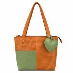 The RL Collection— The Elnoré Tote (Tan + Green) - Image 3