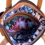 The RL Collection— The Elnoré Tote (Tan + brown) - Image 5