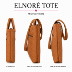 The RL Collection— The Elnoré Tote (Brown & Tan) - Image 6