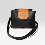 Lindie 2.0 Black with a Tan Flap
