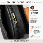 Lindie 2.0 Black with a Tan Flap - Image 9