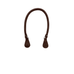 Leather Round Handle Set in Chocolate