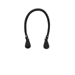 Leather Round Handle Set in Black