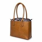 Original Desiree Leather Complete Bag in Tan with Animal Inner